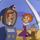 A videophone device in the 1962-63 version of The Jetsons